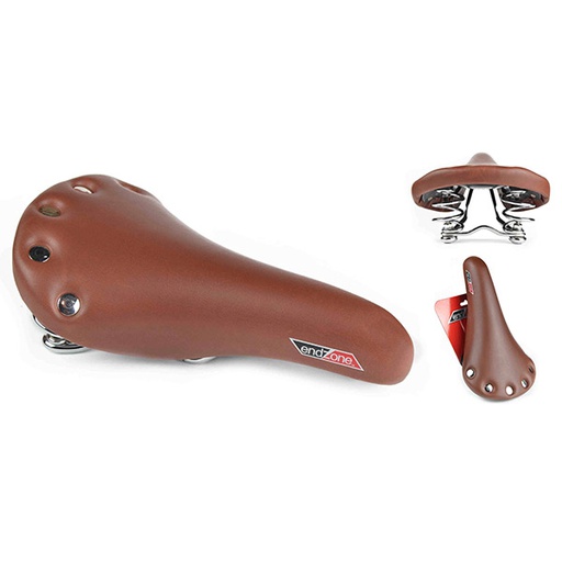 [39149] SILLIN CON MUELLES, MARRON,"VELO" 270x160mm