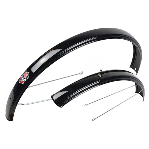 [14026] GUARDABARROS ACERO NEGRO, 26"