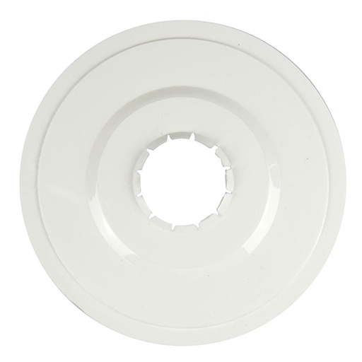 [14045] PROTECTOR RADIOS 137MM, PLASTICO BLANCO QW