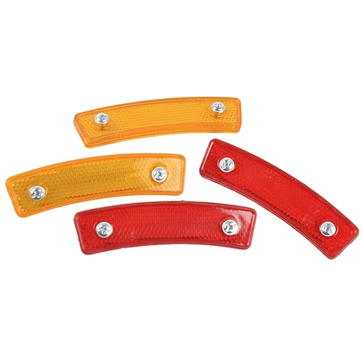 [14048] CATADRIOPTICOS BANANA PARA RADIOS  4PCS