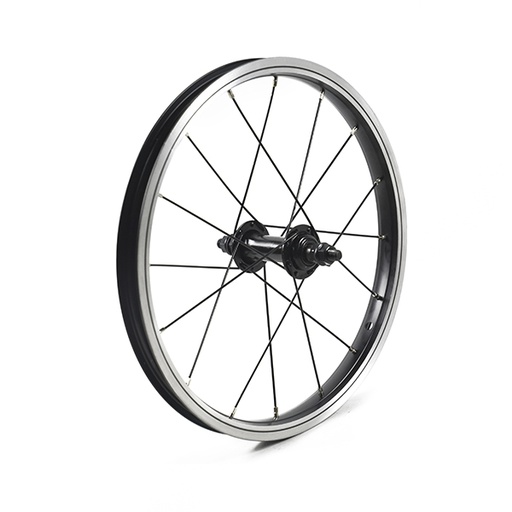 [17817D] RUEDA DELANTERA 16" NEGRA, 16H