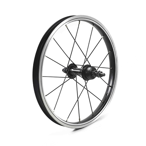 [17817T] RUEDA TRASERA 16" NEGRA, 16 H