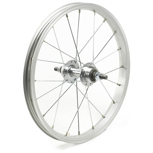 [17818T] RUEDA TRASERA 16" PLATA, 16 H