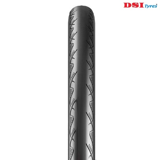 [33017] CUBIERTA 700 X 23C NEGRA "DSI" SRI-90 OZONE RESIST