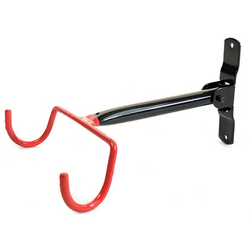[93958] PERCHA PLEGABLE, ROJO/NEGRO, CUADRO REDONDO