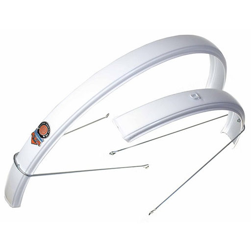 [14071] GUARDABARROS ACERO BLANCO, 26" QW
