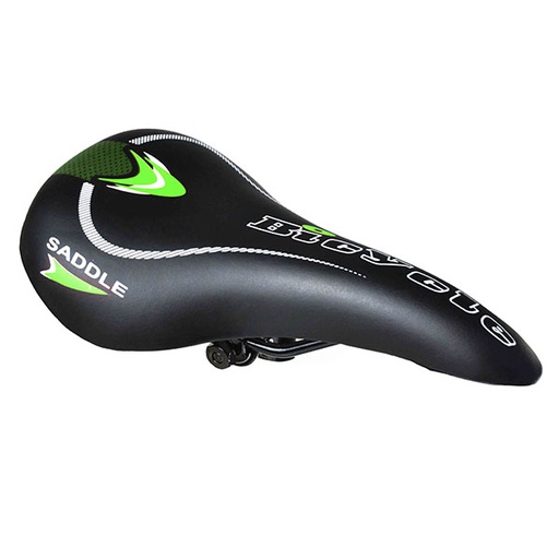 [14091V] SILLIN MTB 26" BYCICLE VERDE C/NUEZ 280x150mm