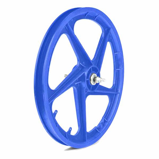 [79619A] RUEDA DELANTERA PLASTICO BMX, COLOR AZUL