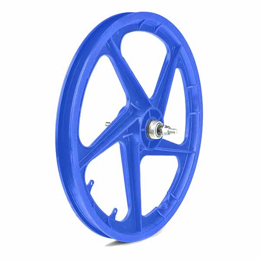 [79620A] RUEDA TRASERA PLASTICO BMX, COLOR AZUL