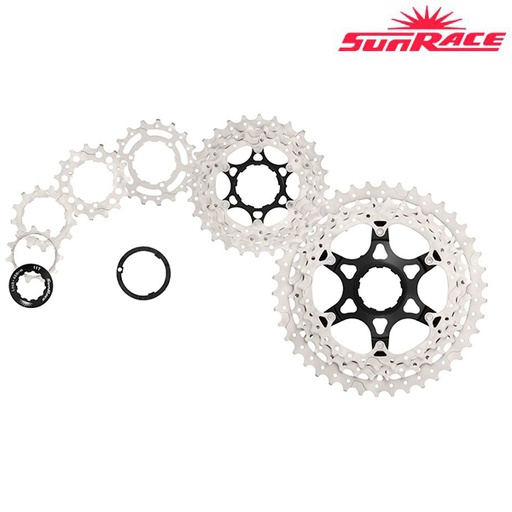 [99055] CASSETTE 11-VEL "MS8" 11-46T SUNRACE ACERO