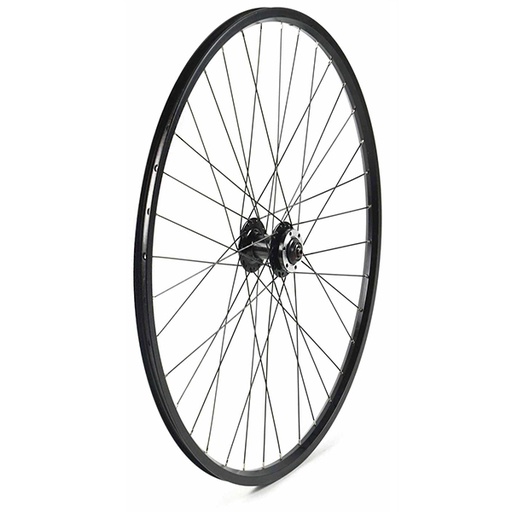 [17841D] RUEDA DELANTERA 27,5 CON PERFIL 25MM NEGRA,36H C/CIERRE F/DISCO