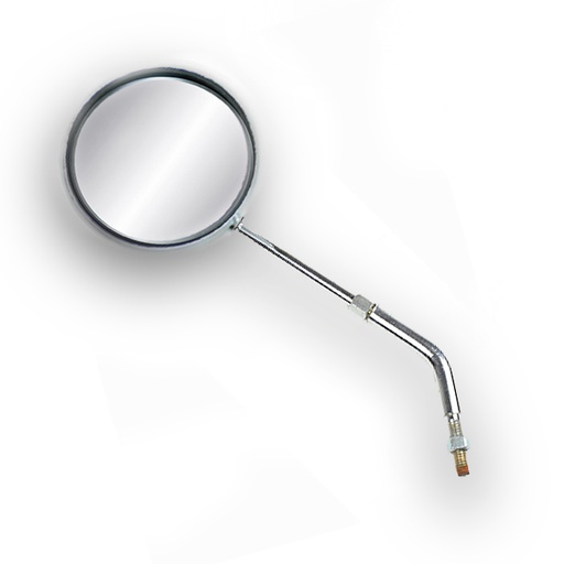 [36028] ESPEJO BICI REDONDO DE 7,5 CM DE DIAMETRO COLOR PLATA