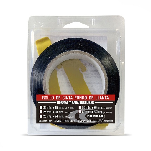 [67062] FONDO LLANTA 50METROS 20MM TUBELESS