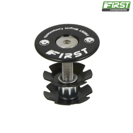 [22004] LAÑA POTENCIA 1-1/8" 25.4, ALUMINIO "FIRT" NEGRO