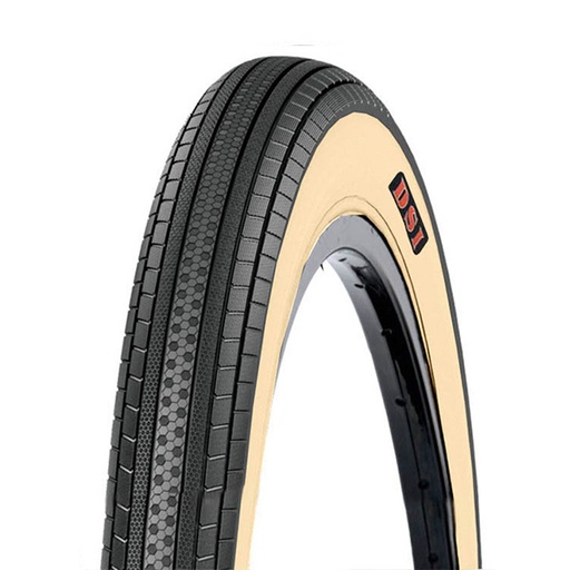 [33045] CUBIERTA 20 X 2.25 NEGRA/CREMA "DSI" SRI-30 OZONE RESIST