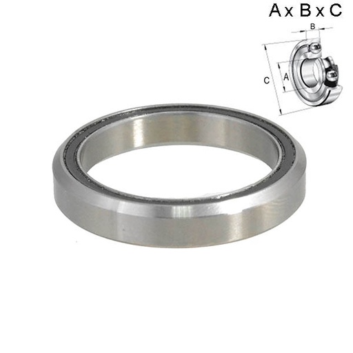 [ROD039] RODAMIENTO SELLADO 37x7x49mm 45/45 (DIRECCIÓN) 