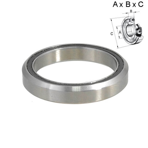 [ROD043] RODAMIENTO SELLADO 40x7x52mm 45/45 (DIRECCIÓN) 