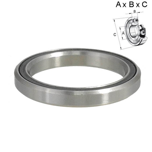 [ROD045] RODAMIENTO SELLADO 40x7x53mm 45/45 (DIRECCIÓN) 