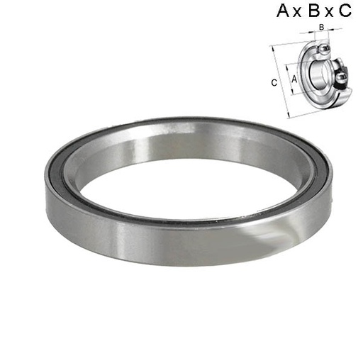 [ROD048] RODAMIENTO SELLADO 40x7x50.8mm 45/90 (DIRECCIÓN) 