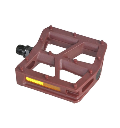 [22057] PEDAL BMX NYLON ROJO 9/16" 110X100MM UNION