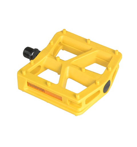 [22059] PEDAL BMX NYLON AMARILLO 9/16" 110X100MM UNION