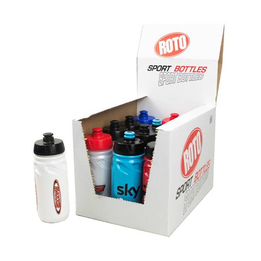 [88099] EXPOSITOR BIDONES 600ML 12PCS SURTIDOS