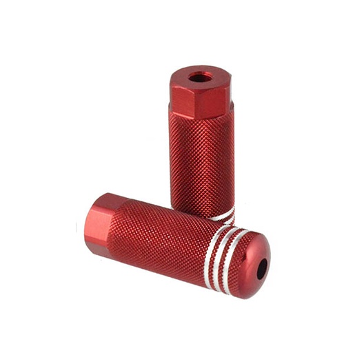 [38186] POSAPIES ALUMINIO ROJO 3/8", 26x75MM