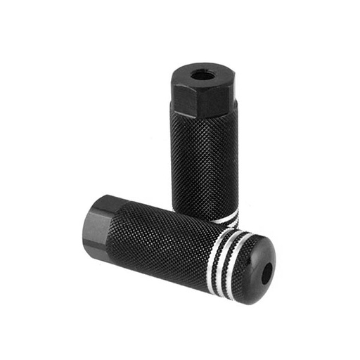 [38187] POSAPIES ALUMINIO NEGRO 3/8", 26x75MM