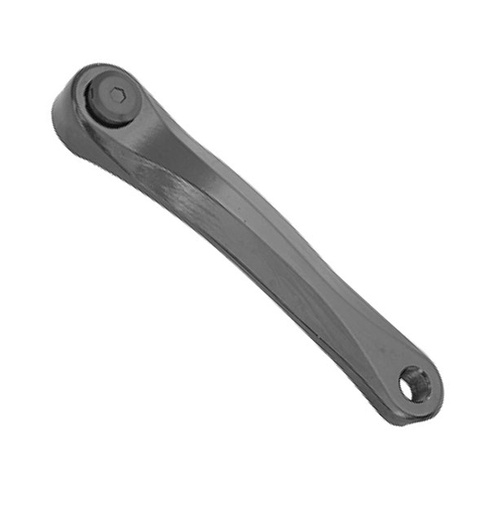 [38199] BIELA IZQUIERDA ALUMINIO NEGRO 170MM (HA-354A)