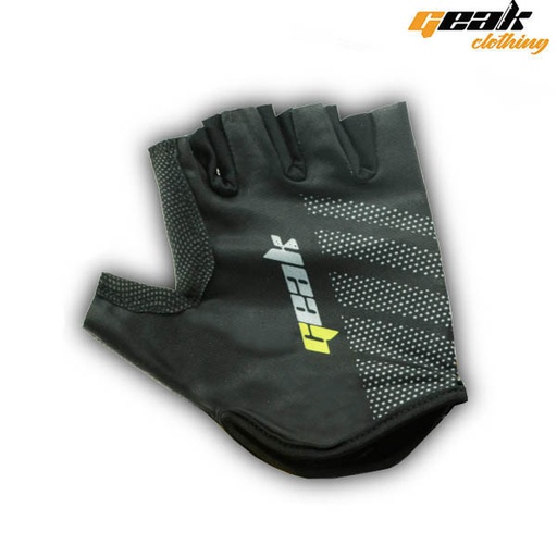 GUANTES CORTOS "GEAK" NEGRO/AMARILLO 3D GEL