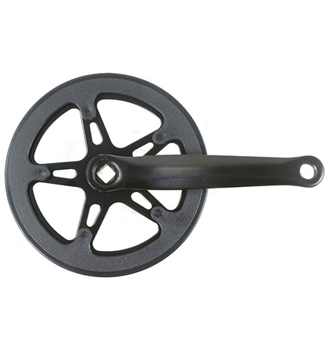 [22075] JGO.BIELAS 170MM 42D ACERO NEGRO 6/7 VEL