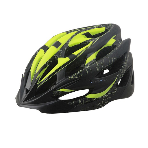 CASCO PROWEN NEGRO/AMARILLO MATE IN-MOULD