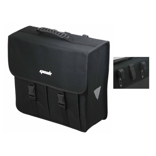 [94079] ALFORJA "GEAK"  SIMPLE CON ENGANCHE PORTAMALETAS