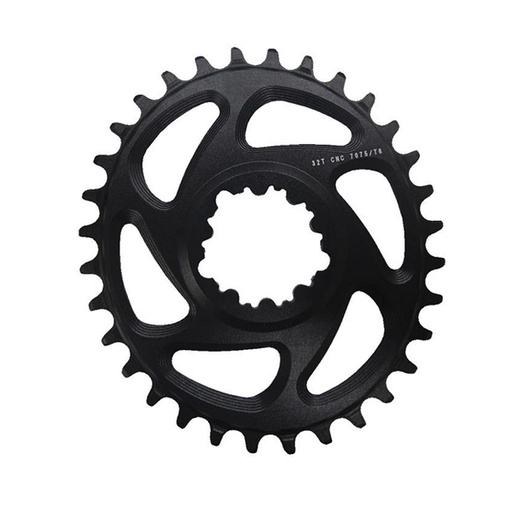 [22148B] PLATO DIRECT MOUNT OVAL 34T 3MM OFFSET BOOST, ALUM 7075 9-12 vel