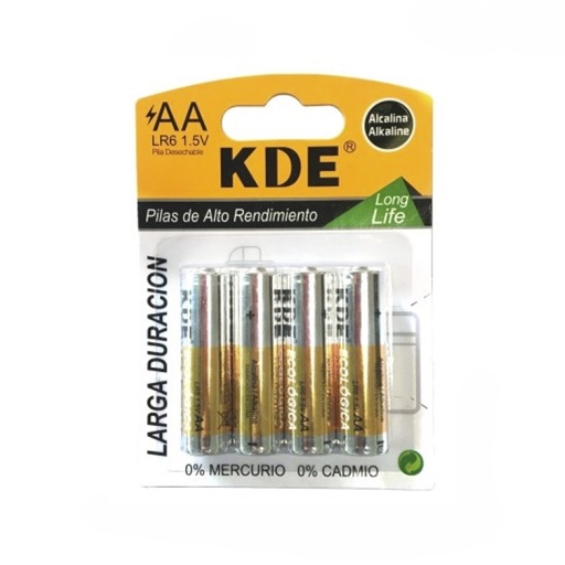 [99534] BLISTER PILAS AA LR6 1.5V ALCALINA KDE