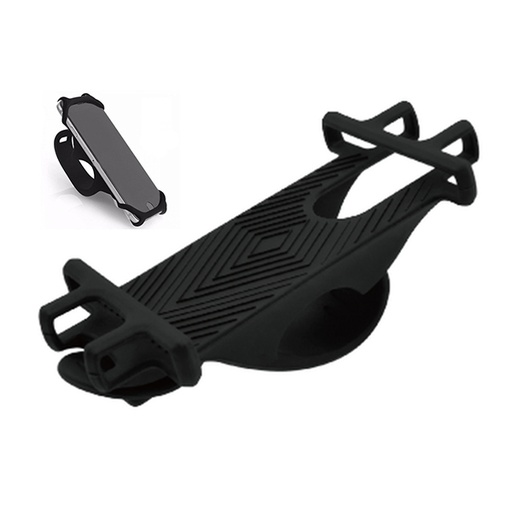 [87048] SOPORTE MOVIL UNIVERSAL 4/6" SILICONA C/ABRAZADERA