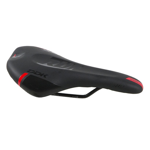 [22196] SILLIN MTB DDK "RUN" NEGRO/ROJO 273x145mm 