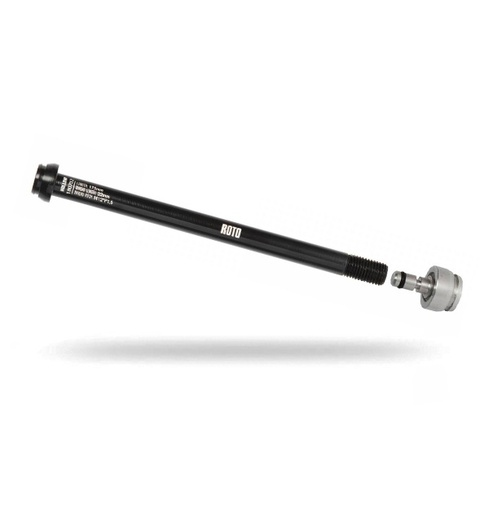 [88106] EJE PASANTE TRASERO PARA RODILLOS MARCA "ROTO" MÉTRICA 12MM, LARGO 173MM, LONGITUD ROSCA 22MM