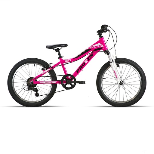 [37212] BICI 20" NIÑA ALUM. ROSA "PROWEN" 6VEL SUSP DELT 2025