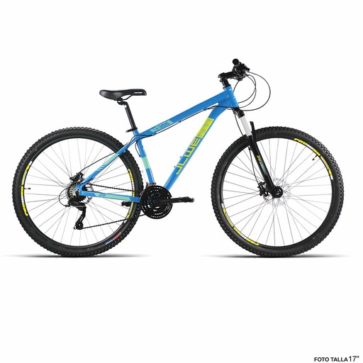[37245L] BICI 29" ALUM AZUL F/D HIDRA. "RC300" MICROSIFT 21VEL T-19