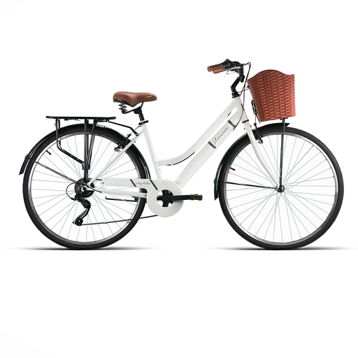 [37255] CTB 28" COLOR BLANCO REVO SHIMANO 6 VEL 2023