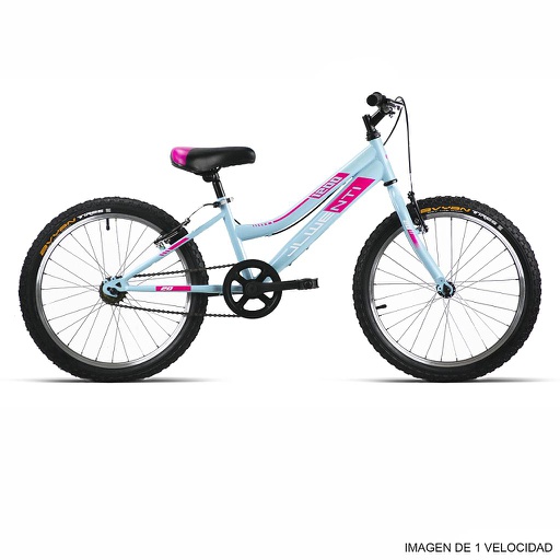 [37209] BICI 20" NIÑA CELESTE/FUXIA 5 VEL 2023