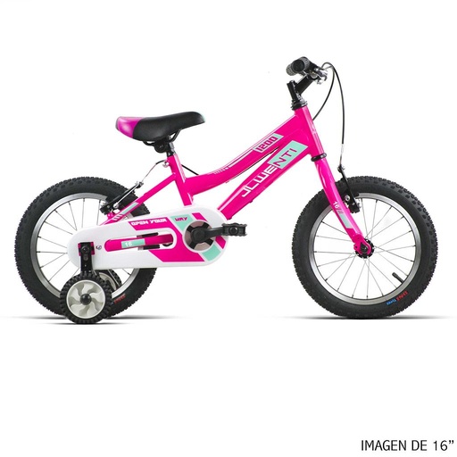 [37198] BICI 18" NIÑA ROSA/BLANCO "1200" 2023