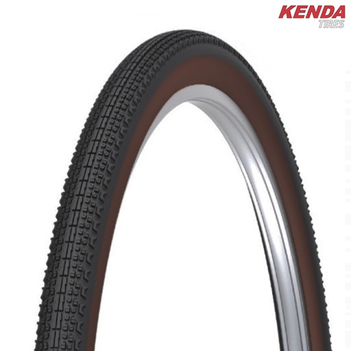 [99237] CUBIERTA 700 X 40C NEGRA/MARRON "KENDA FLINTRIDGE PRO" GRAVEL PLEG/TUBELESS