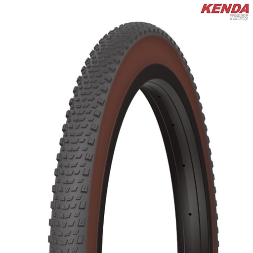 [99238] CUBIERTA 700 X 40C NEGRA/MARRON "KENDA" GRAVEL PLEG/TUBELESS 120TPI