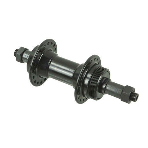[17025X] BUJE TRAS. ALUM.NEGRO, 36H, 7-8VEL.V-BRAKE, C/RAPIDO