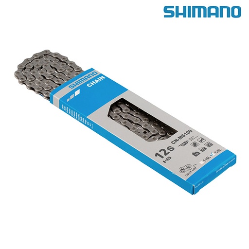 [77086] CADENA 12 VELOCIDADES SHIMANO DEORE M6100 126 ESL QLINK