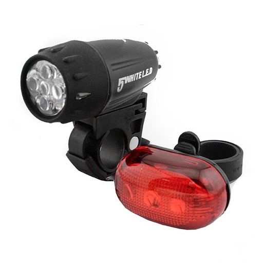 [99239] CONJUNTO LUCES DELT.TRAS 5 LED PILAS INCL.