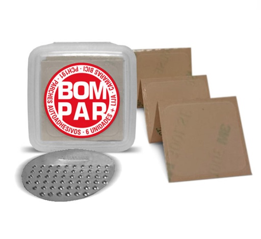 [68049] CAJA PARCHES AUTOADHESIVOS EXTRA "BOMPAR" 6 PIEZAS