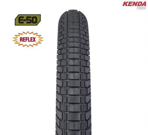 [99267] CUBIERTA 29X2.20 NEGRA "KENDA" KWICK 60TPI ANTIPINCHAZOS REFLEC.